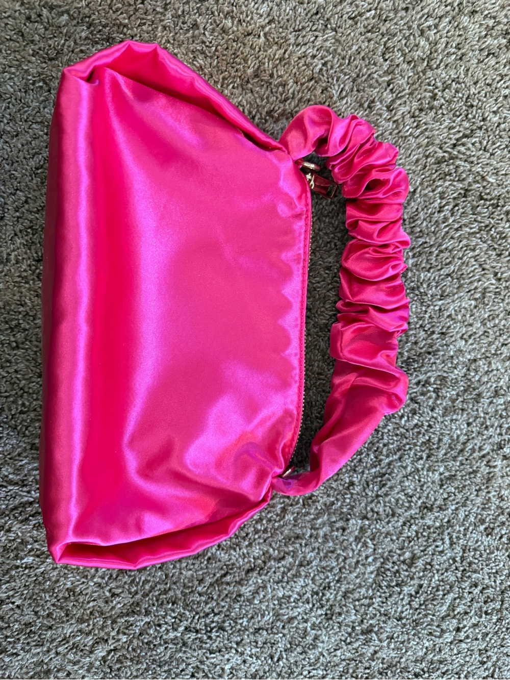 Barbie Pink Satin Schoulder Bag
